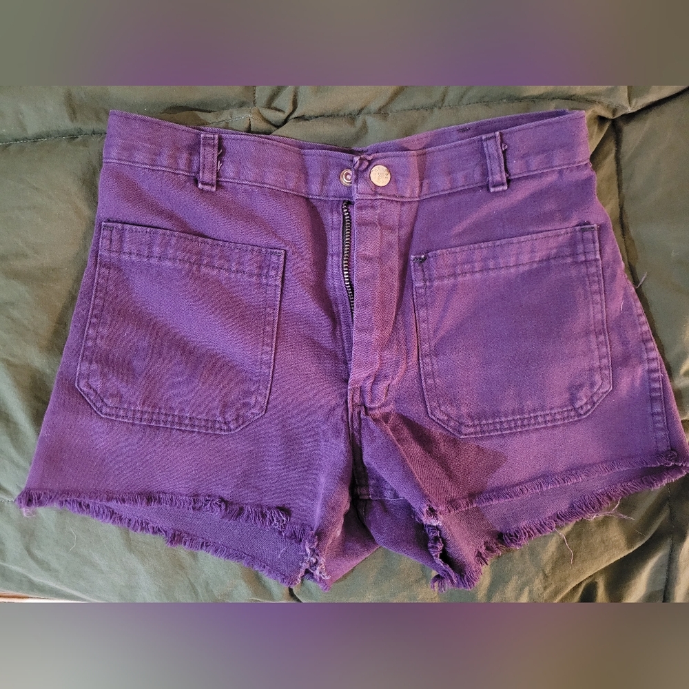 Women's shorts, purple, small
